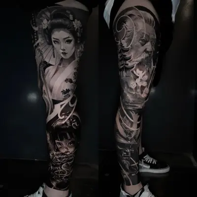 Diseño Japonés - Pierna