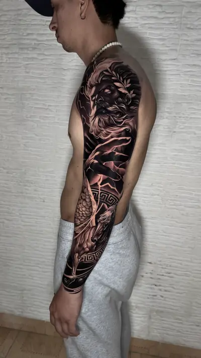 Dioses Olimpo - Brazo color