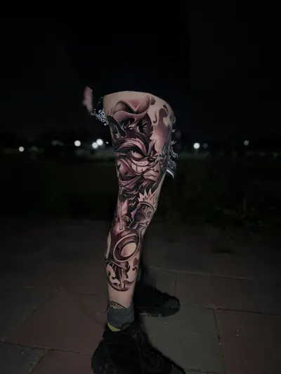 Racoon - Pierna realismo